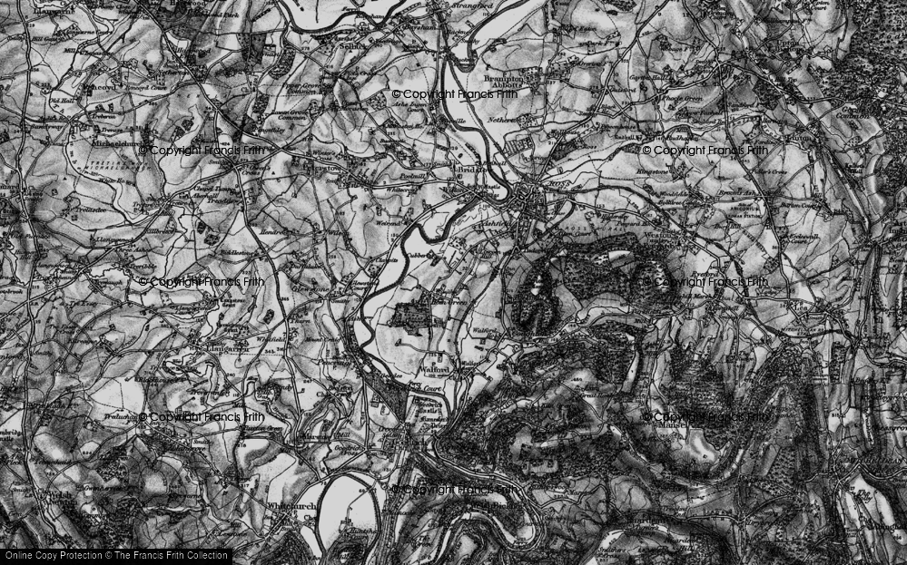 Old Map of Hom Green, 1896 in 1896