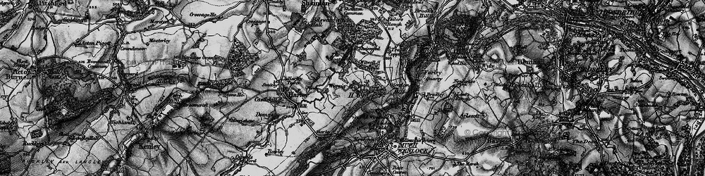 Old map of Whitwell Coppice in 1899