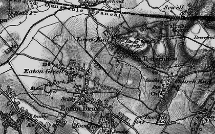 Old map of Honeywick in 1896