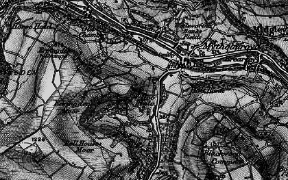 Old map of Bell House Moor in 1896