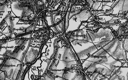 Old map of Hoobrook in 1899
