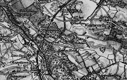 Old map of Hood Hill in 1896