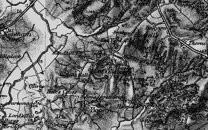 Old map of Hooe Common in 1895