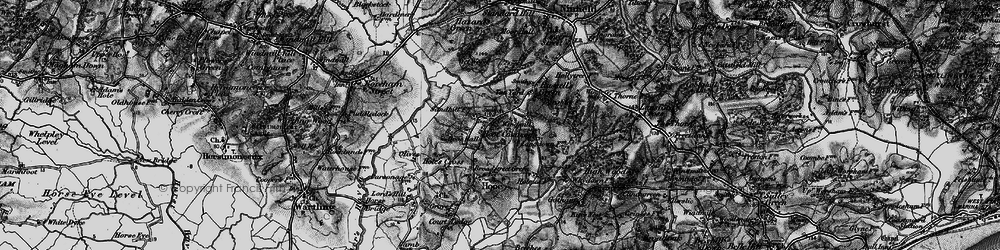 Old map of Hooe Common in 1895