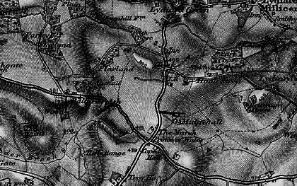 Old map of Hook in 1898