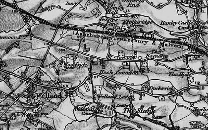 Old map of Hook Bank in 1898