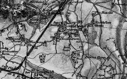 Old map of Hook Green in 1895
