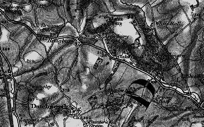 Old map of Hook's Cross in 1896