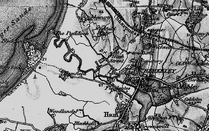 Old map of Berkeley Pill in 1897