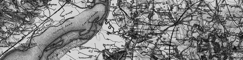 Old map of Berkeley Pill in 1897