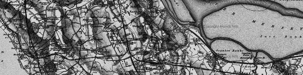 Old map of Hooton in 1896
