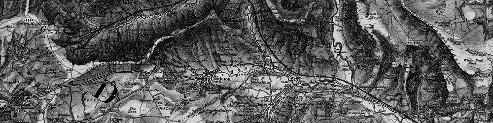 Old map of Hope in 1896