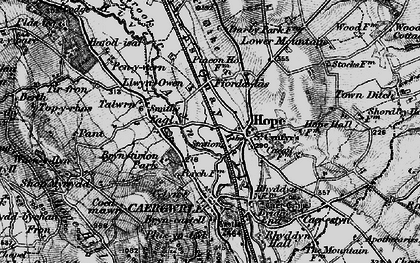 Old map of Hope in 1897