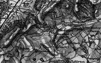 Old map of Woodgate Cott in 1899