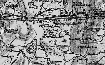 Old map of Hope End Green in 1896