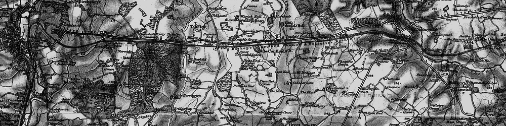 Old map of Bullocks in 1896