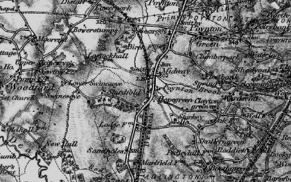 Old map of Hope Green in 1896