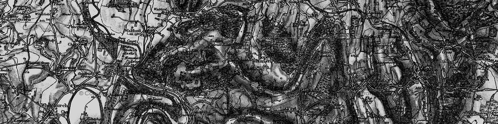 Old map of Hope Mansell in 1896
