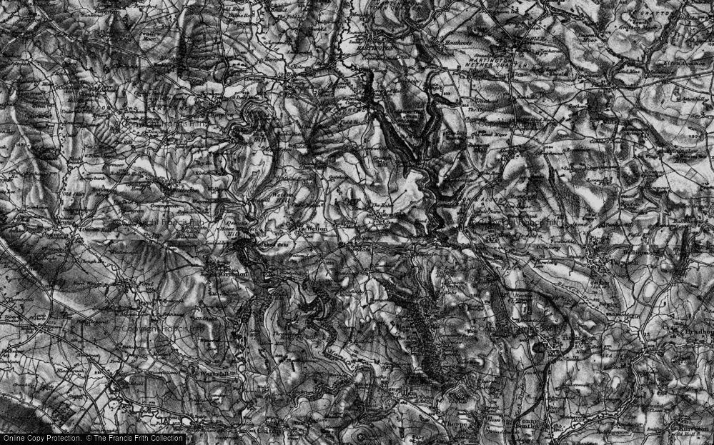 Old Map of Hopedale, 1897 in 1897