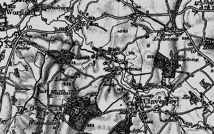 Old map of Hopstone in 1899