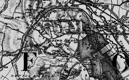 Old map of Hopton Heath in 1897