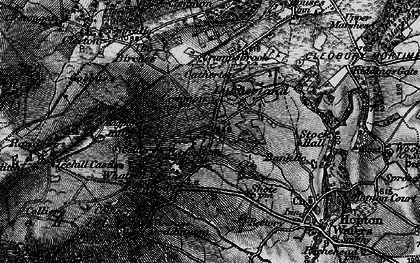 Old map of Hoptonbank in 1899
