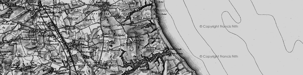 Old map of Horden in 1898