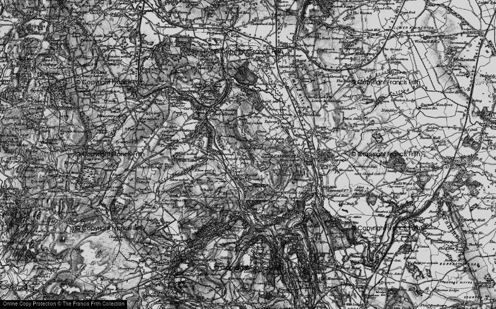 Old Map of Horeb, 1897 in 1897