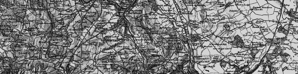 Old map of Horeb in 1897