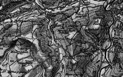 Old map of Aber-Goleu in 1898