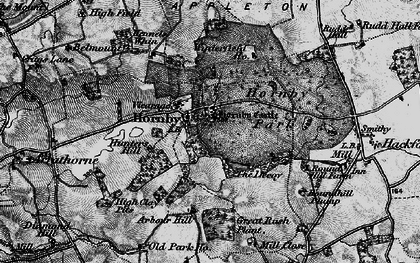 Old map of Hornby in 1897