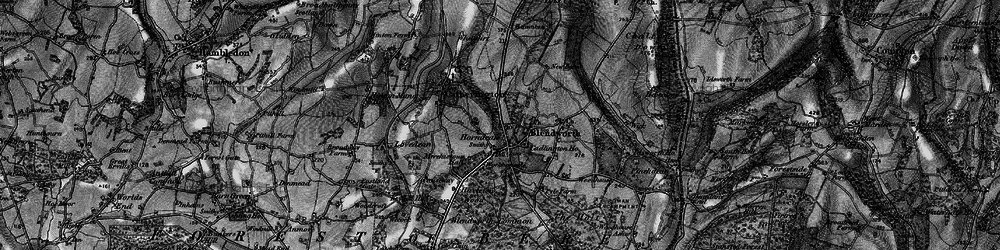 Old map of Horndean in 1895