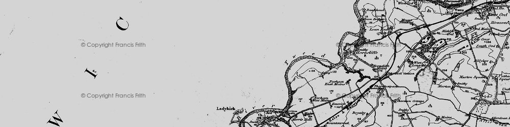 Old map of Horndean in 1897