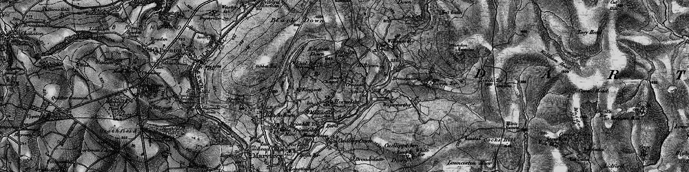 Old map of Zoar in 1898
