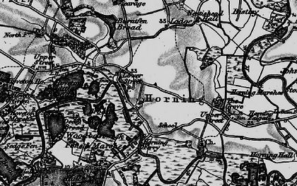 Old map of Bewilderwood in 1898