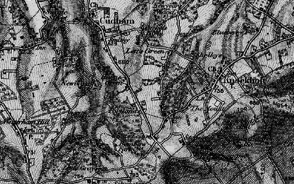 Old map of Horns Green in 1895