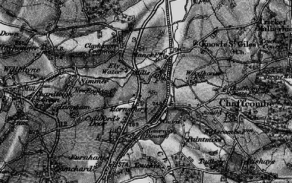 Old map of Hornsbury in 1898