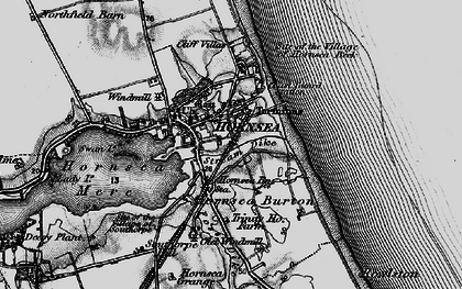 Old map of Hornsea in 1897