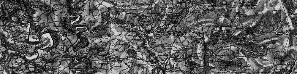Old map of Horrabridge in 1898