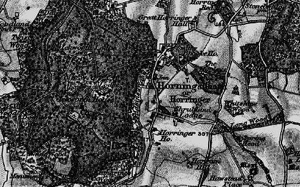 Old map of Albana Wood in 1898