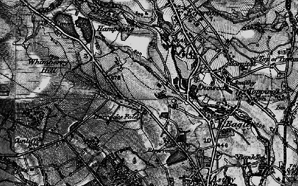 Old map of Horrocks Fold in 1896
