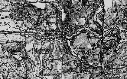Old map of Horse Bridge in 1897
