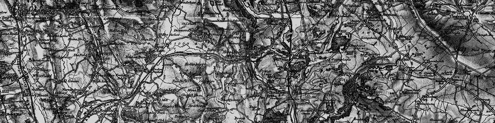 Old map of Horse Bridge in 1897