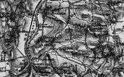 Old map of Horsley in 1895