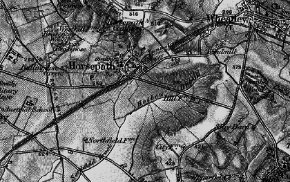 Old map of Horspath in 1895