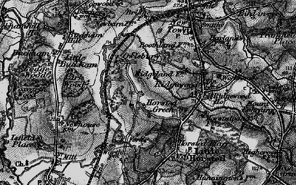 Old map of Horsted Green in 1895