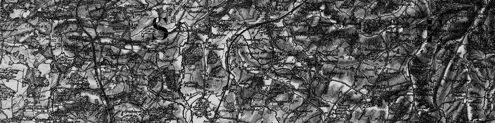 Old map of Horsted Green in 1895