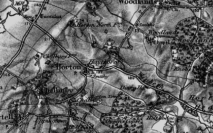 Old map of Horton in 1895