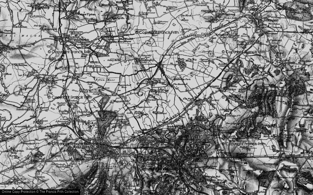 Old Map of Horton, 1899 in 1899