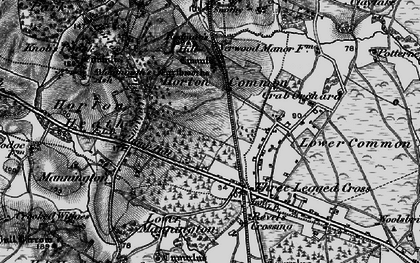 Old map of Horton Common in 1895
